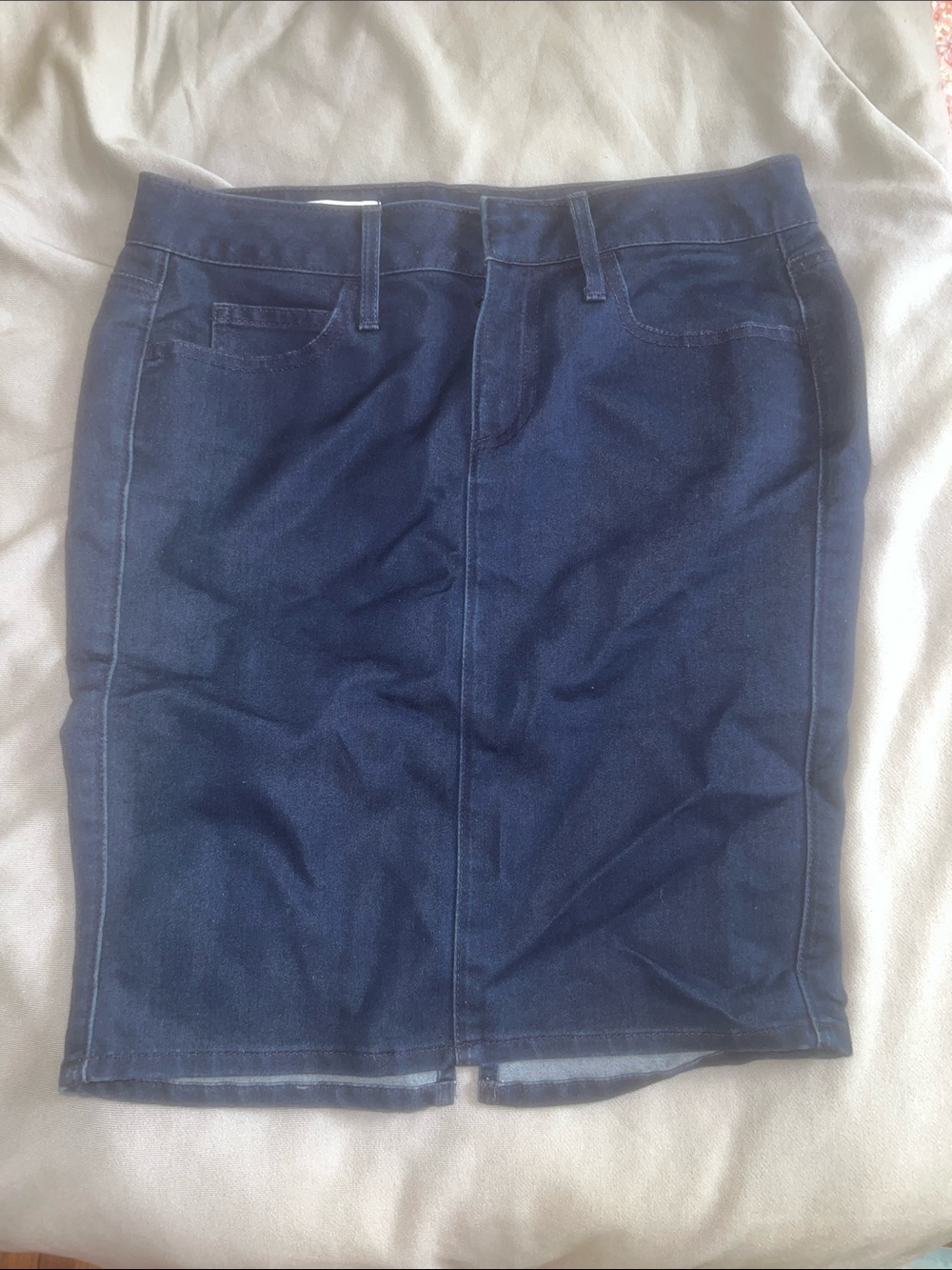 GAP Dark Blue Denim Pencil Skirt